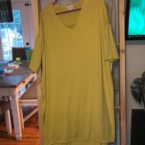 Lularoe Irma size large bnwt mustard